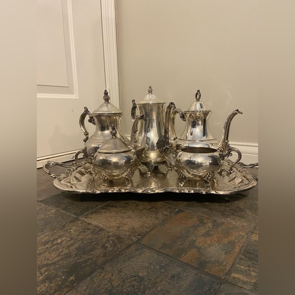 Late 19th Century Victorian FB Rogers Silver Plate Tea Coffee Set Vintage - Picture 10 of 10
